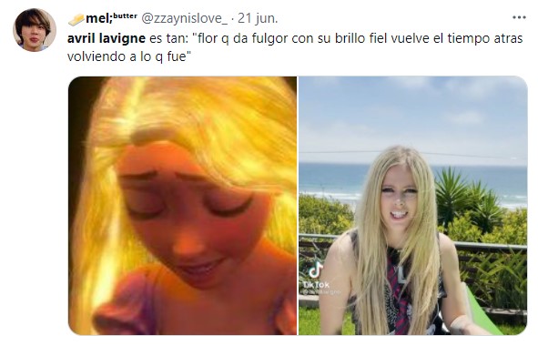 Comentarios en Twitter sobre el video de Avril Lavigne