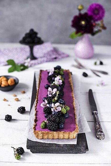 Tarta con moras; 18 Hermosos pasteles de moras que querrás presumir en Instagram