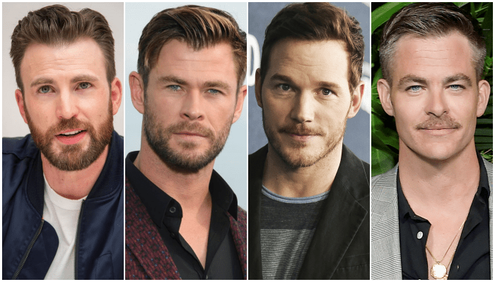 Chris Evans, Chris Hemsworth, Chris Pratt, Chris Pine