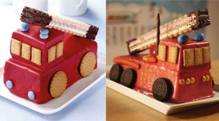 carro de pastel de fresa ;15 Veces en las que la realidad superó las expectativas