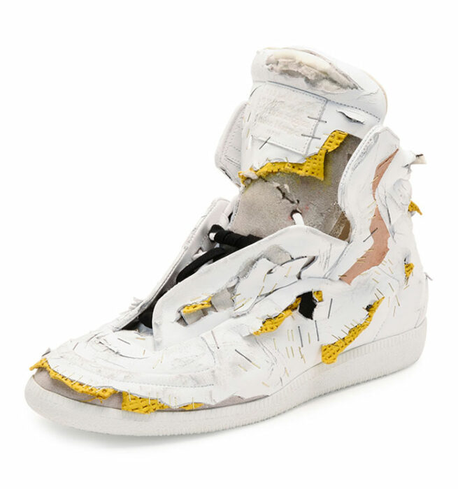 Zapatos desgarrados de Gucci