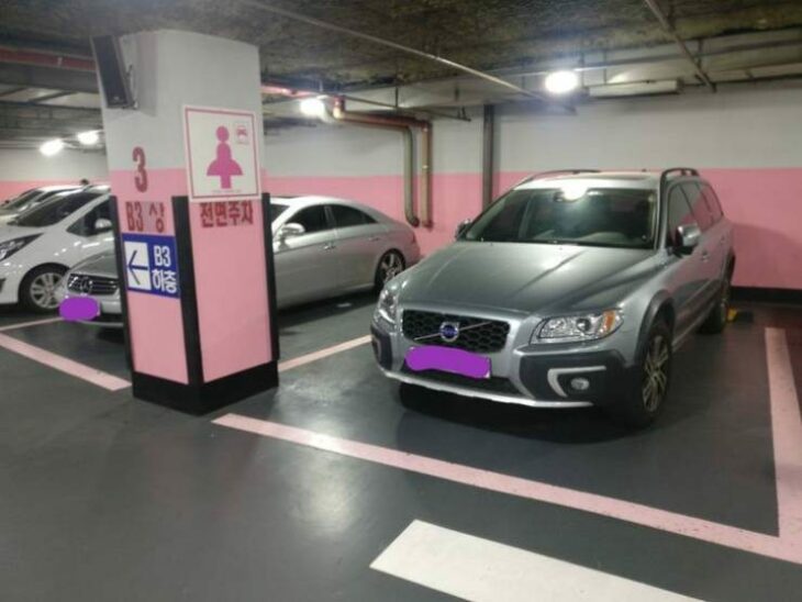 Estacionamientos exclusivos para mujeres ;18 Pruebas de que Corea del Sur es un lugar increíble para vacacionar