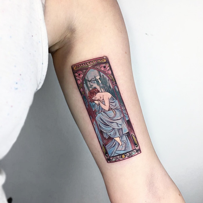 Las horas del día de Alfons Mucha