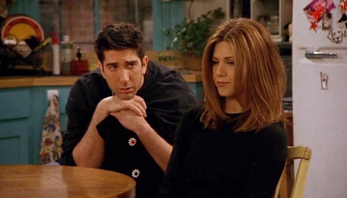 Ross y Rachel en Friends