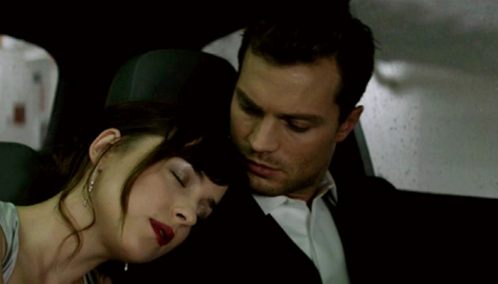 Anastasia y Christian en Cincuenta sombras