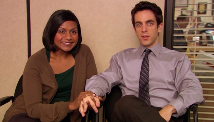 Ryan y Kelly en The Office