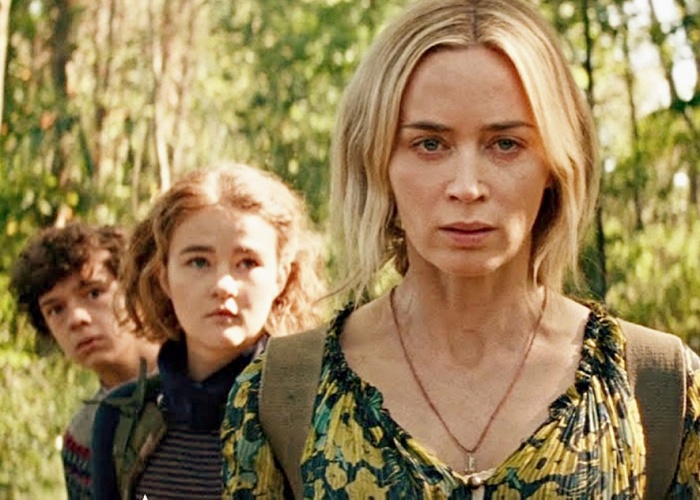 escena de a quiet place un lugar en silencio