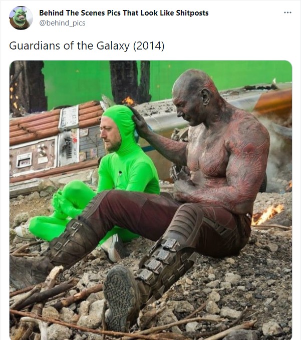 Detrás de escena de la película Guardianes de la Galaxia