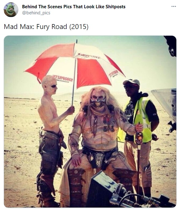 Detrás de escena de la película Mad Max, furia en el camino