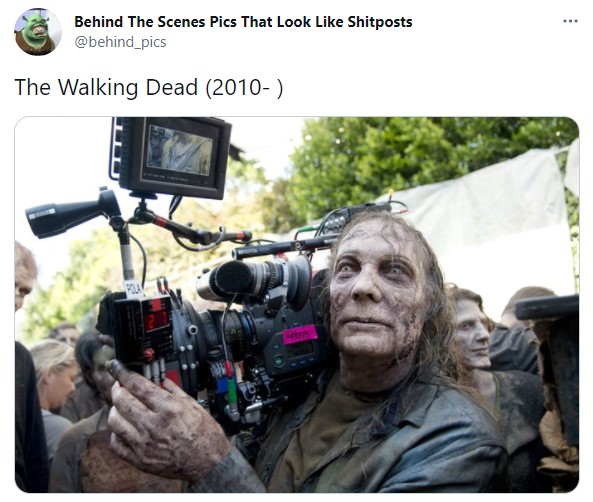 Detrás de escena de la película The Walking Dead