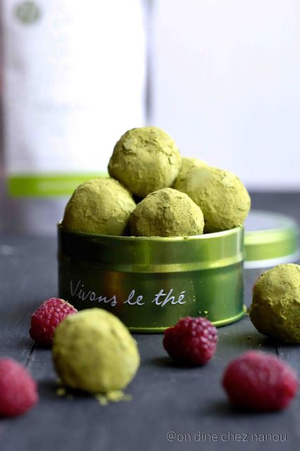 Trufas de matcha ;Deliciosas recetas de postres con té matcha