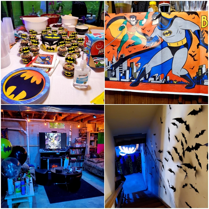 fiesta de cumpleaños temática de Batman