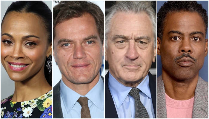 Zoe Saldana, Michael Shannon, Robert De Niro, Chris Rock