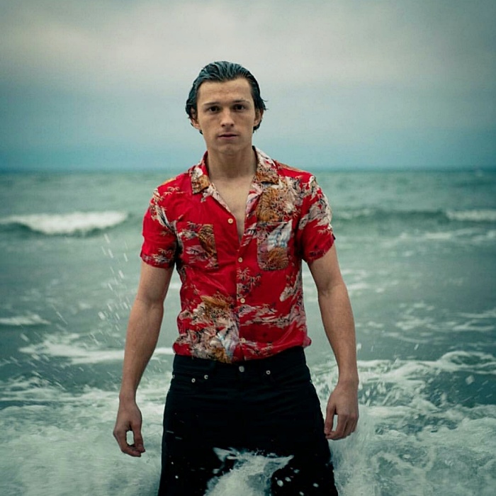 Sesión de fotos con Tom Holland