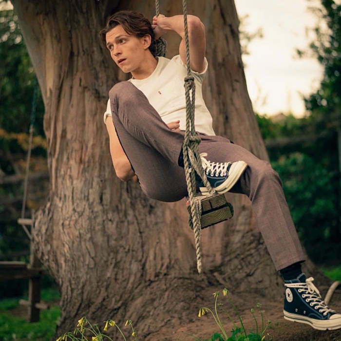 Sesión de fotos con Tom Holland
