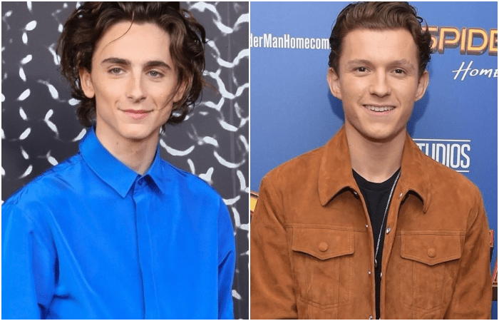 Timothée Chalamet y Tom Holland