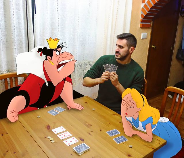 Personajes de Alicia en el país de las maravillas edición de Samuel MB ;Maestro convierte a personajes Disney en sus roomies y se vuelve viral