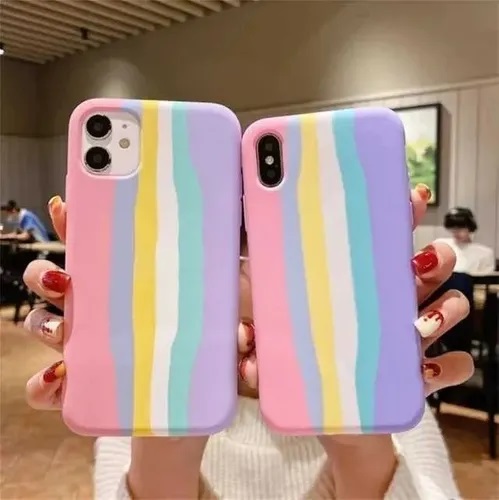 case para celular de arcoíris ;13 Coloridos regalos para las chicas que aman los arcoíris
