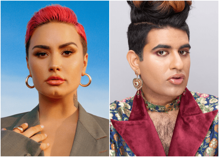 Demi Lovato y Alok Vaid-Menon