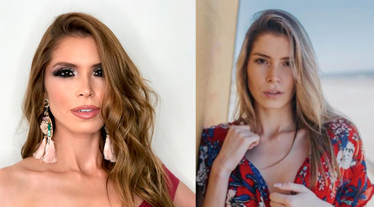 Latinas de miss universo maquilladas en comparación sin una gota de maquillaje 
