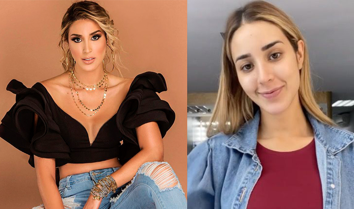 Latinas de miss universo maquilladas en comparación sin una gota de maquillaje 