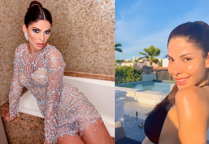 Latinas de miss universo maquilladas en comparación sin una gota de maquillaje 