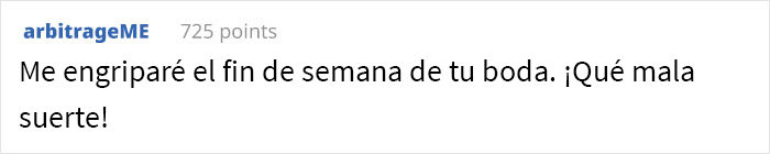 Lista de peticiones que hizo una novia sobre su boda 