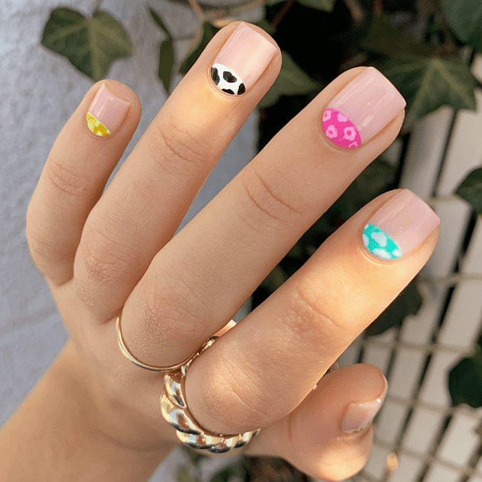 uñas con estampados creativos