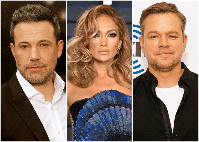 Ben Affleck, Jennifer Lopez y Matt Damon
