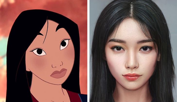 Mulán ilustrado con aspecto real por Darky Artists; Artista redibuja a personajes animados como personas y el resultado es chulísimo