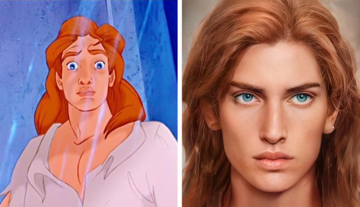 El príncipe Adam ilustrado con aspecto real por Darky Artists; Artista redibuja a personajes animados como personas y el resultado es chulísimo