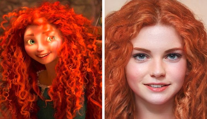 Merida ilustrado con aspecto real por Darky Artists; Artista redibuja a personajes animados como personas y el resultado es chulísimo