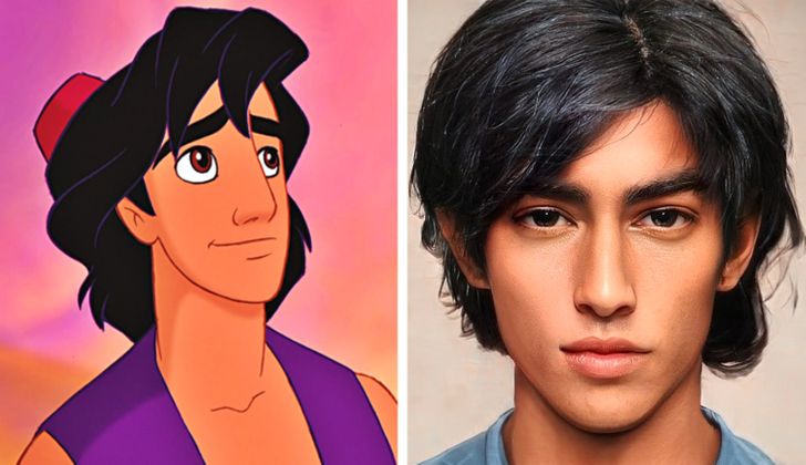 Aladdin ilustrado con aspecto real por Darky Artists; Artista redibuja a personajes animados como personas y el resultado es chulísimo