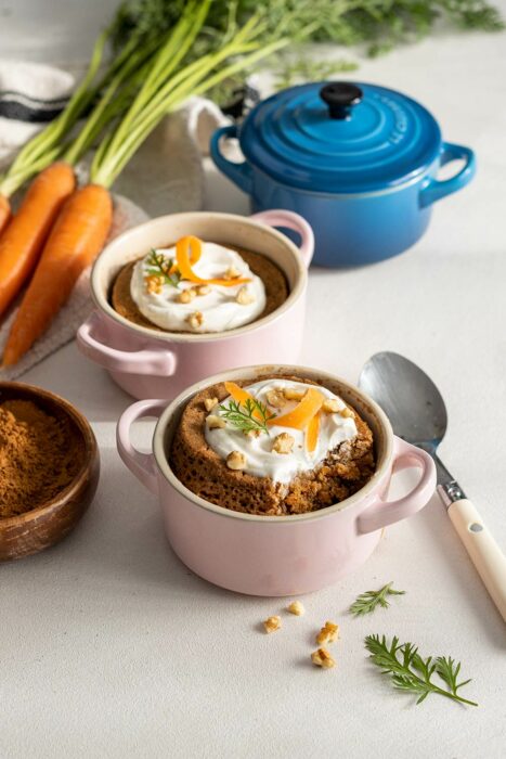 Pastelillo con zanahoria; 13 Sencillas recetas para hacer 'mug cakes' en microondas