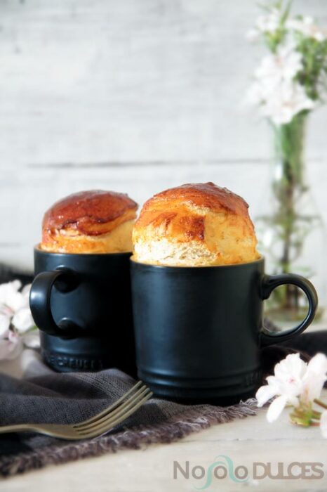 Pastelillo con jamón y pasas; 13 Sencillas recetas para hacer 'mug cakes' en microondas