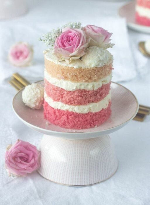 Pastel individual para celebrar el Día de las Madres
