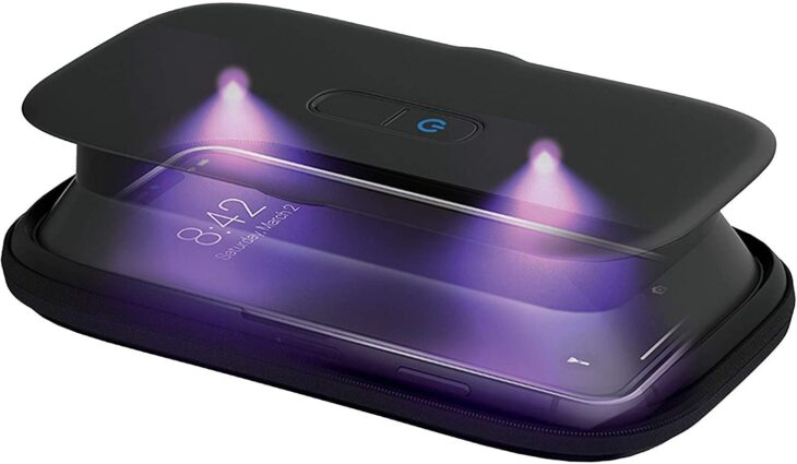 Lámpara UV para desinfectar celulares
