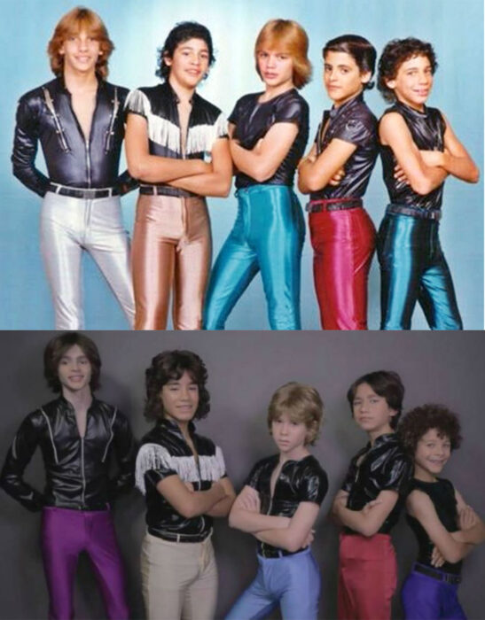 Comparación de integrantes de Menudo con los chicos de la serie 