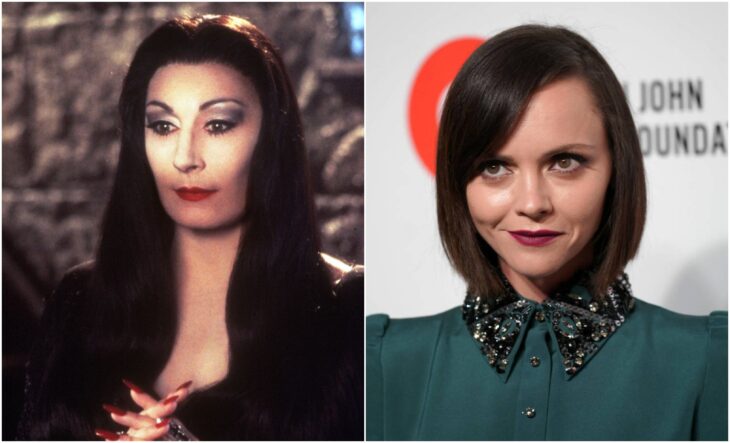 Christina Ricci como Morticia Addams; Tim Burton quiere a Christina Ricci como Morticia en la serie de Netflix