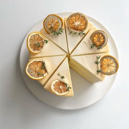 Pastel de naranja con crema pastelera ;15 Pasteles aesthetic para presumir en tu cumpleaños