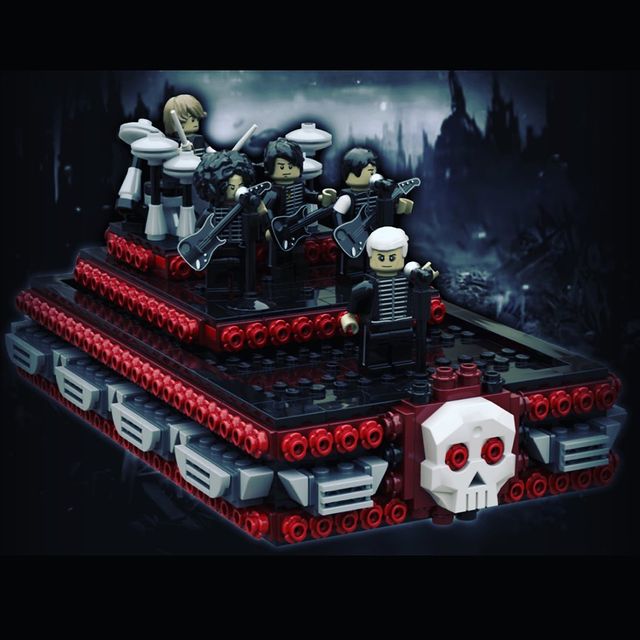 Figuras LEGO de My Chemical Romance inspiradas en un videoclip