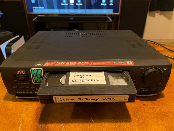 Cinta VHS de Sabrina, la bruja adolescente 