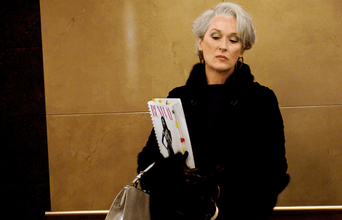 Miranda Priestly en Devil Wears Prada