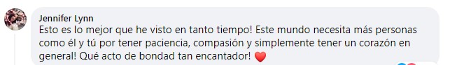 Comentarios en Facebook sobre abuelito que aprende a rizar el cabello