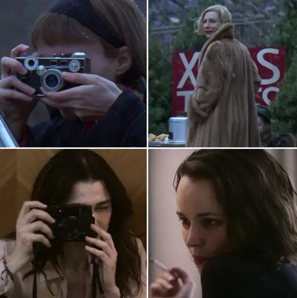 Similitud de escenas en las películas Carol - Desobediencia ; Universos paralelos en el cine 