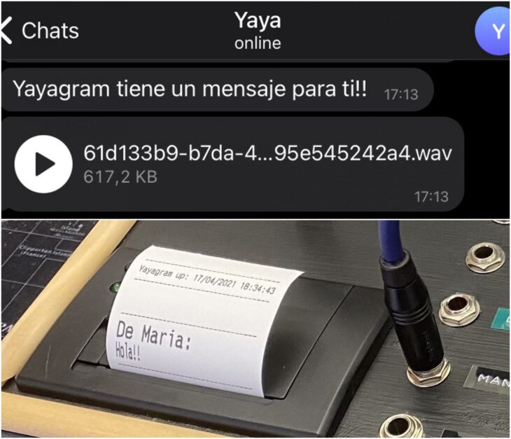 mensaje de texto vía whatsapp; Hombre crea yayagram para comunicarse con su abuelita