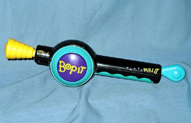 Juguete Bopit que hacía mucho ruido