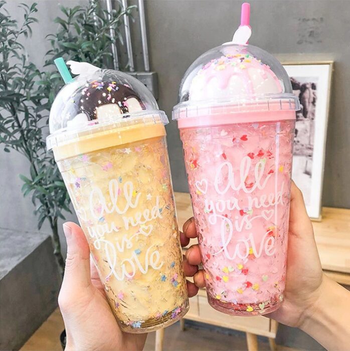 Cilindro de agua en forma de helado; Cilindros bonitos que te motivaran a beber agüita todo el días
