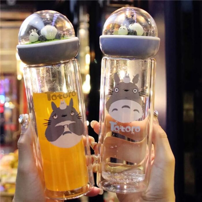 cilindro para beber agua con muñeco Totoro; Cilindros bonitos que te motivaran a beber agüita todo el días