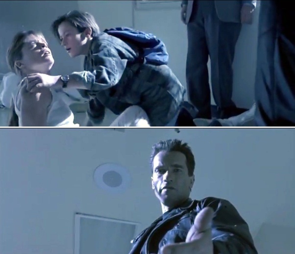 Escena de la película Terminator 